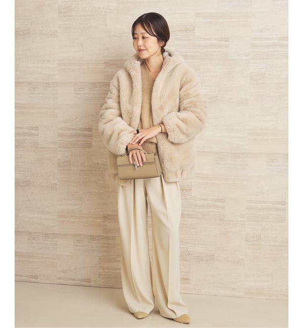 Plage「《一部店舗・WEB限定》Vegancode / ヴィ―ガンコード FAUX FUR ブルゾン」|その他|