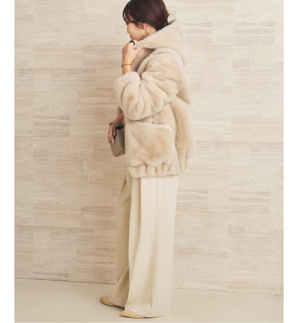 Plage「《一部店舗・WEB限定》Vegancode / ヴィ―ガンコード FAUX FUR ブルゾン」|その他|