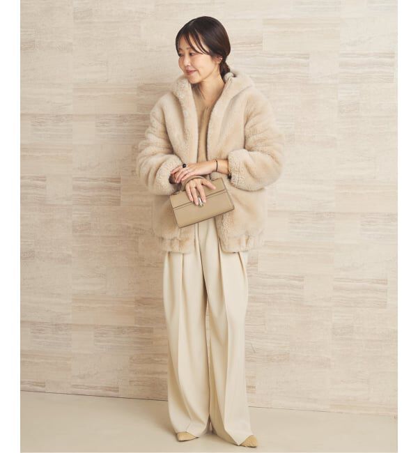 Plage「《一部店舗・WEB限定》Vegancode / ヴィ―ガンコード FAUX FUR ブルゾン」|その他|