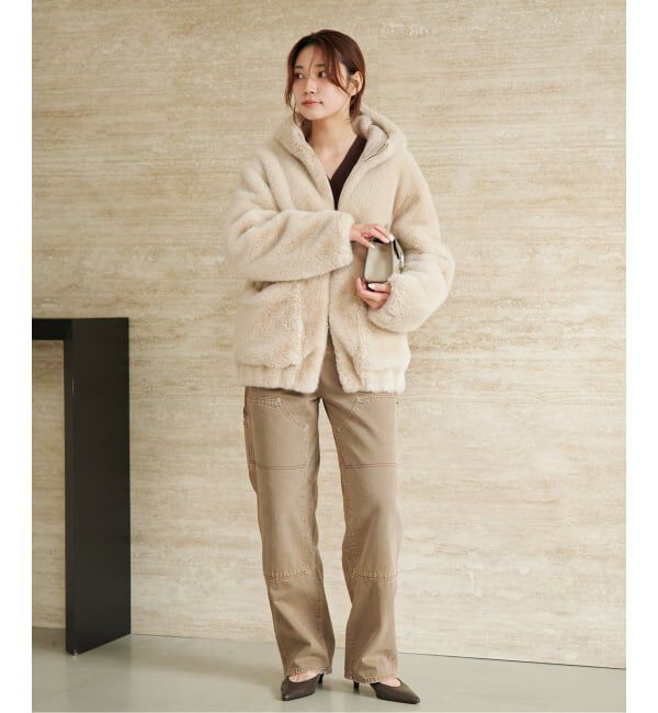 Plage「《一部店舗・WEB限定》Vegancode / ヴィ―ガンコード FAUX FUR ブルゾン」|その他|