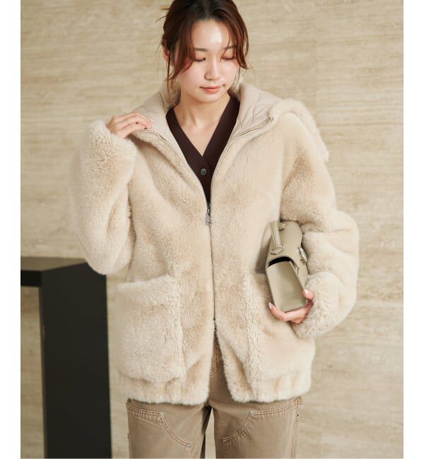 Plage「《一部店舗・WEB限定》Vegancode / ヴィ―ガンコード FAUX FUR ブルゾン」|その他|