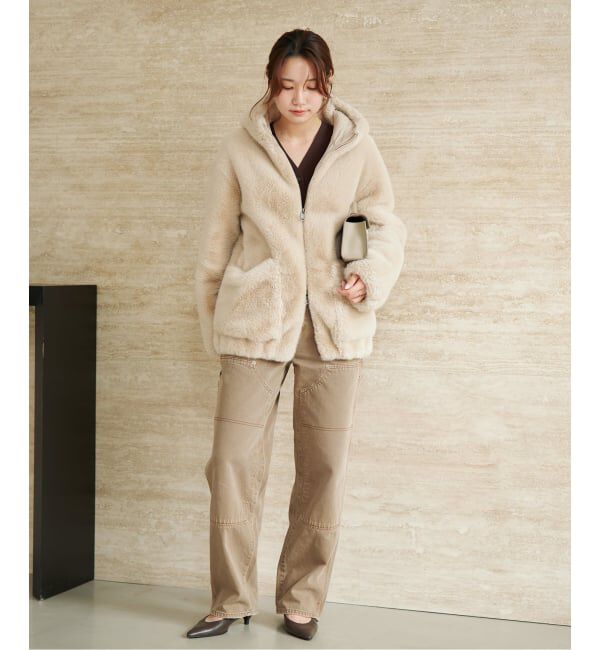 Plage「《一部店舗・WEB限定》Vegancode / ヴィ―ガンコード FAUX FUR ブルゾン」|その他|