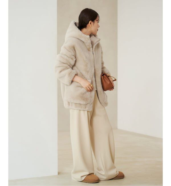 Plage「《一部店舗・WEB限定》Vegancode / ヴィ―ガンコード FAUX FUR ブルゾン」|その他|