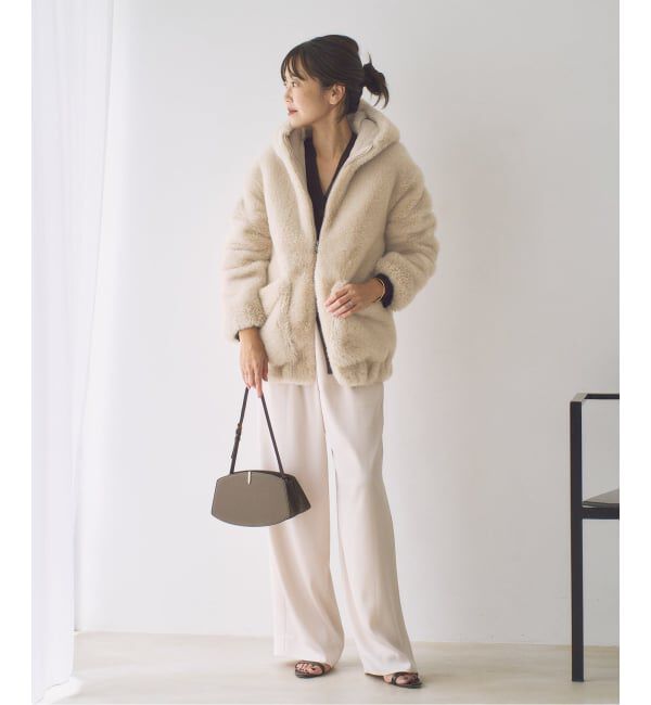 Plage「《一部店舗・WEB限定》Vegancode / ヴィ―ガンコード FAUX FUR ブルゾン」|その他|