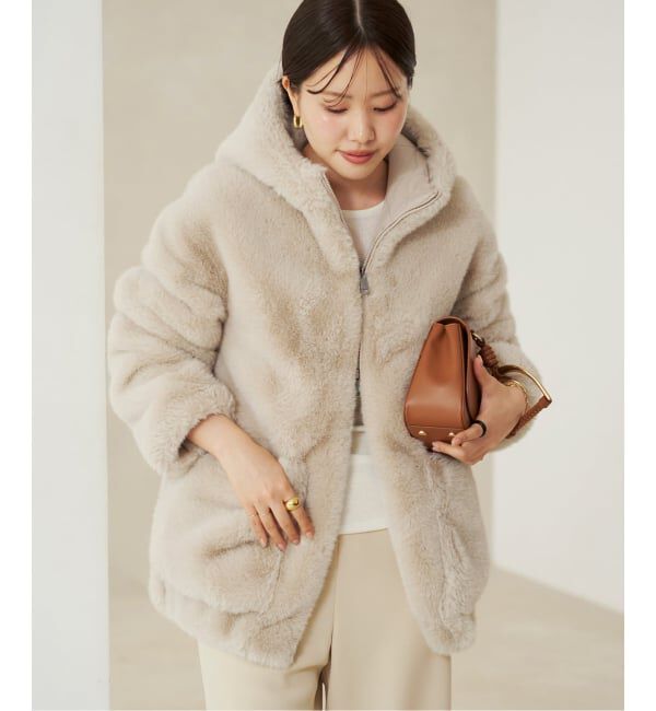 Plage「《一部店舗・WEB限定》Vegancode / ヴィ―ガンコード FAUX FUR ブルゾン」|その他|