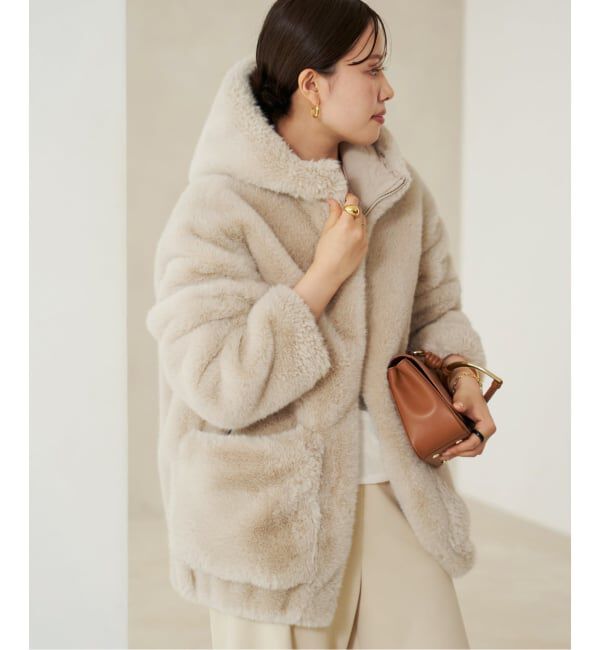 Plage「《一部店舗・WEB限定》Vegancode / ヴィ―ガンコード FAUX FUR ブルゾン」|その他|