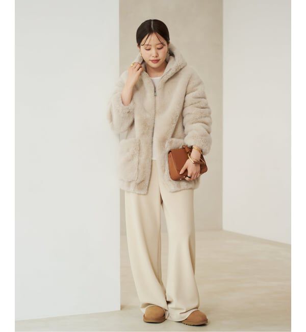 Plage「《一部店舗・WEB限定》Vegancode / ヴィ―ガンコード FAUX FUR ブルゾン」|その他|