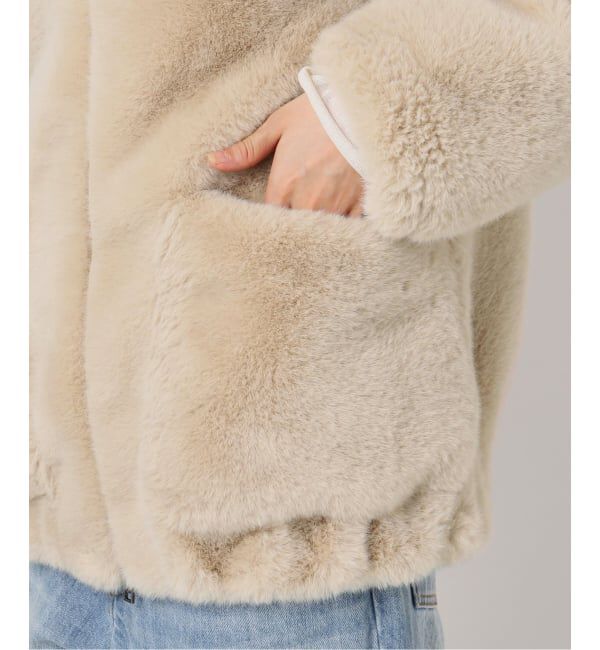 Plage「《一部店舗・WEB限定》Vegancode / ヴィ―ガンコード FAUX FUR ブルゾン」|その他|