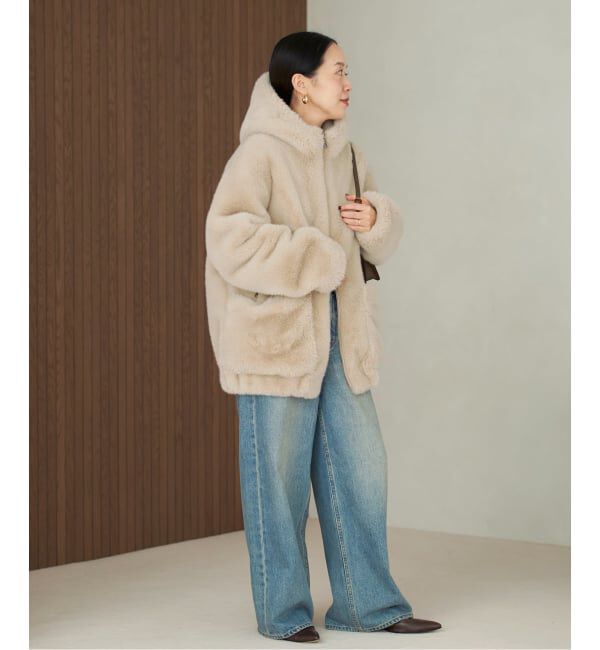 Plage「《一部店舗・WEB限定》Vegancode / ヴィ―ガンコード FAUX FUR ブルゾン」|その他|
