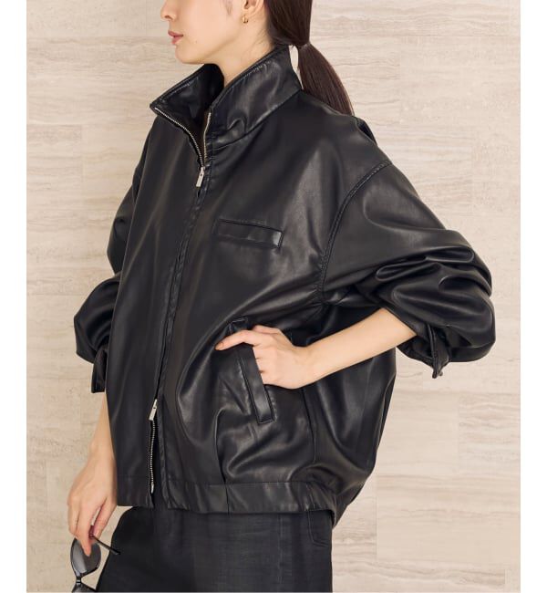 Plage「Leather like wash ブルゾン」|その他|