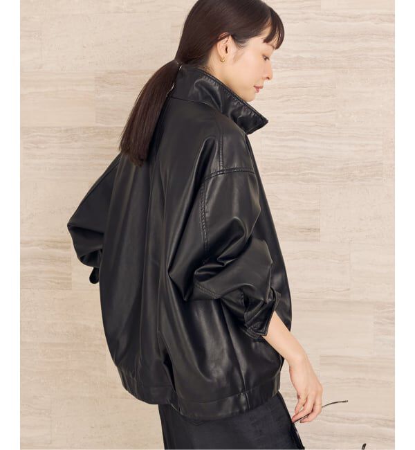 Plage「Leather like wash ブルゾン」|その他|