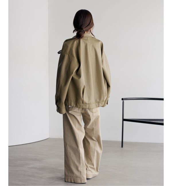Plage「Leather like wash ブルゾン」|その他|