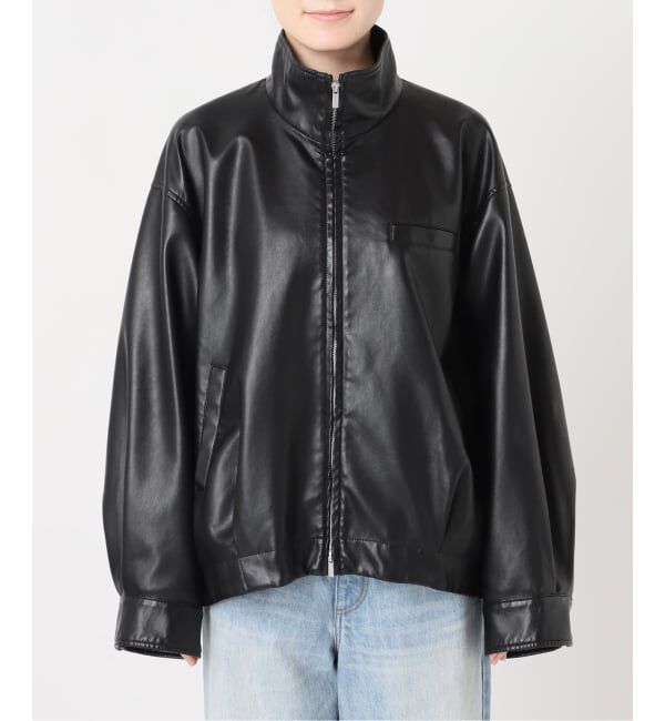 Plage「Leather like wash ブルゾン」|その他|