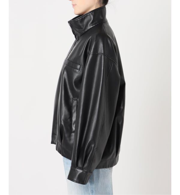 Plage「Leather like wash ブルゾン」|その他|