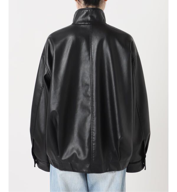 Plage「Leather like wash ブルゾン」|その他|