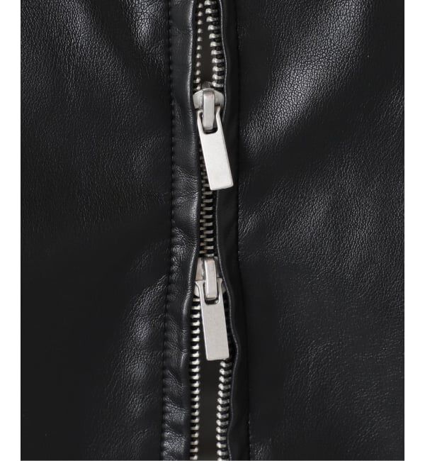 Plage「Leather like wash ブルゾン」|その他|