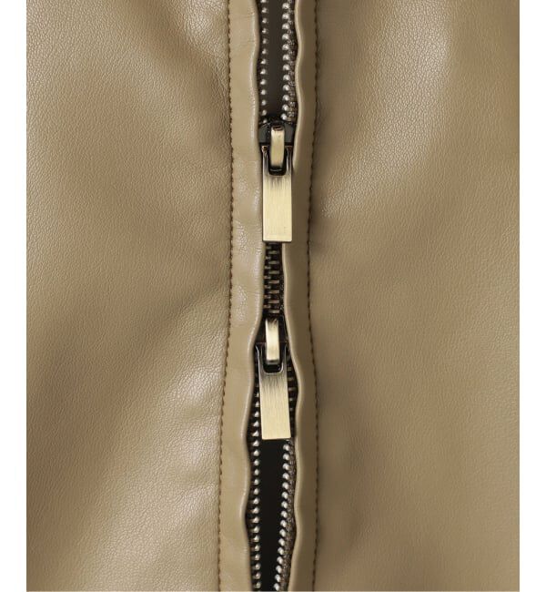 Plage「Leather like wash ブルゾン」|その他|