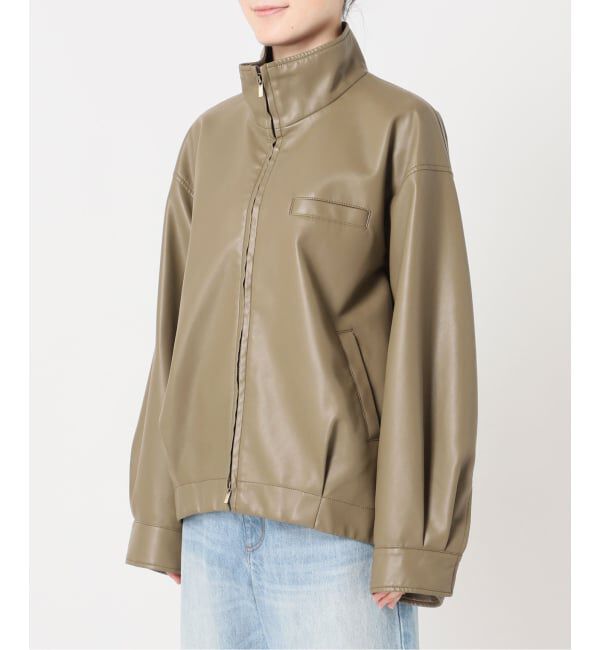 Plage「Leather like wash ブルゾン」|その他|