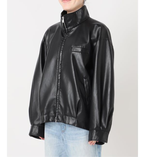 Plage「Leather like wash ブルゾン」|その他|