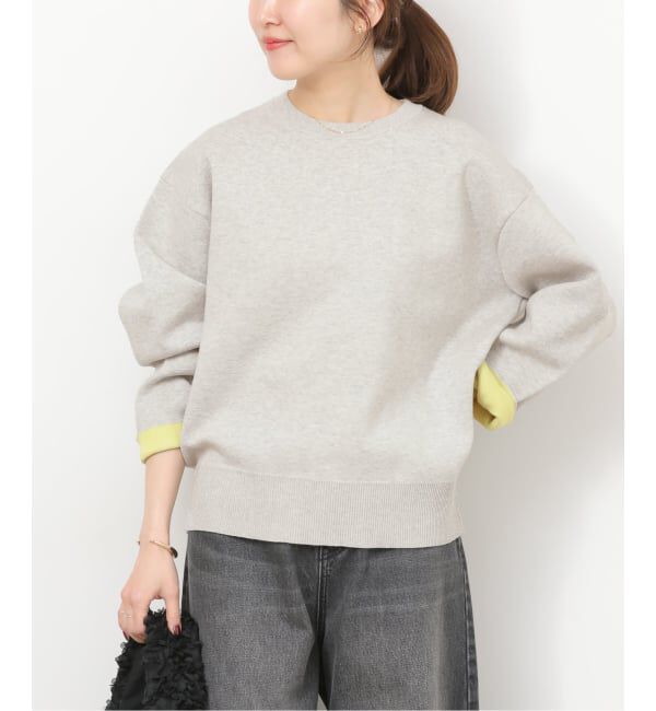 JOURNAL STANDARD relume「《WEB限定追加 / 新色》ダブルニットコントラストプルオーバー」|ニット・セーター|