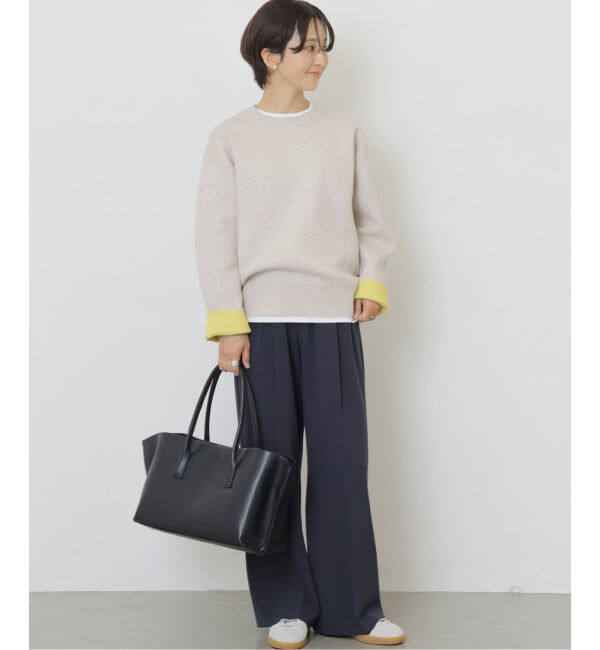 JOURNAL STANDARD relume「《WEB限定追加 / 新色》ダブルニットコントラストプルオーバー」|ニット・セーター|