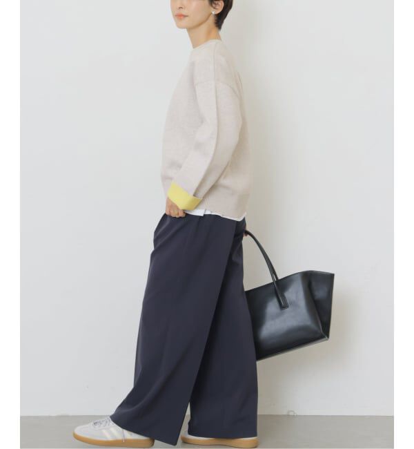 JOURNAL STANDARD relume「《WEB限定追加 / 新色》ダブルニットコントラストプルオーバー」|ニット・セーター|