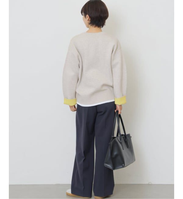 JOURNAL STANDARD relume「《WEB限定追加 / 新色》ダブルニットコントラストプルオーバー」|ニット・セーター|