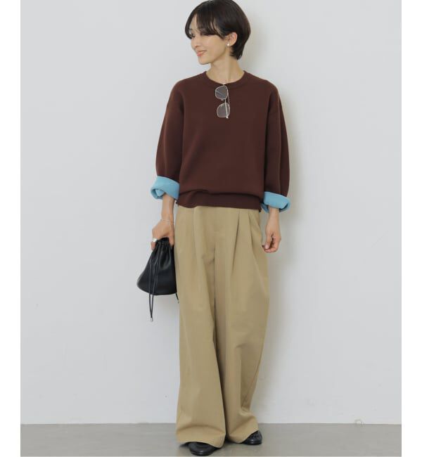 JOURNAL STANDARD relume「《WEB限定追加 / 新色》ダブルニットコントラストプルオーバー」|ニット・セーター|