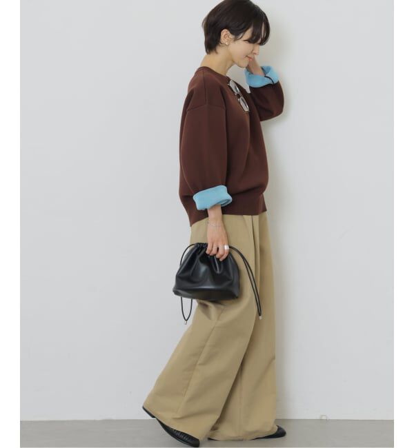 JOURNAL STANDARD relume「《WEB限定追加 / 新色》ダブルニットコントラストプルオーバー」|ニット・セーター|
