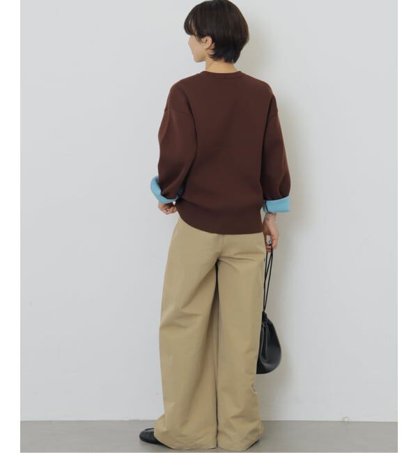 JOURNAL STANDARD relume「《WEB限定追加 / 新色》ダブルニットコントラストプルオーバー」|ニット・セーター|