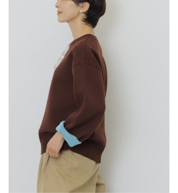 JOURNAL STANDARD relume「《WEB限定追加 / 新色》ダブルニットコントラストプルオーバー」|ニット・セーター|