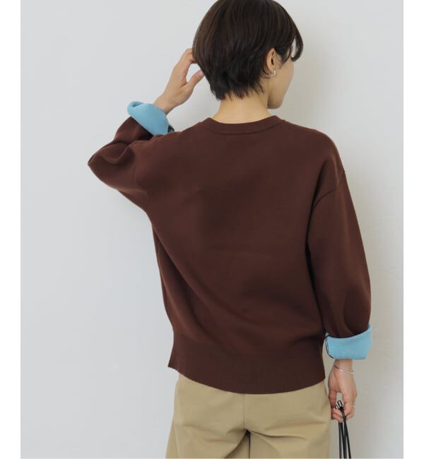 JOURNAL STANDARD relume「《WEB限定追加 / 新色》ダブルニットコントラストプルオーバー」|ニット・セーター|