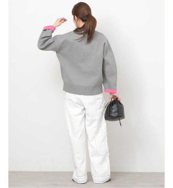 JOURNAL STANDARD relume「《WEB限定追加 / 新色》ダブルニットコントラストプルオーバー」|ニット・セーター|