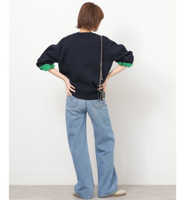 JOURNAL STANDARD relume「《WEB限定追加 / 新色》ダブルニットコントラストプルオーバー」|ニット・セーター|
