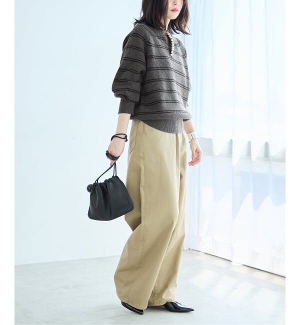 journal standard L'essage「《WEB限定カラー/追加予約3》パールスキッパープルオーバー」|ニット・セーター|