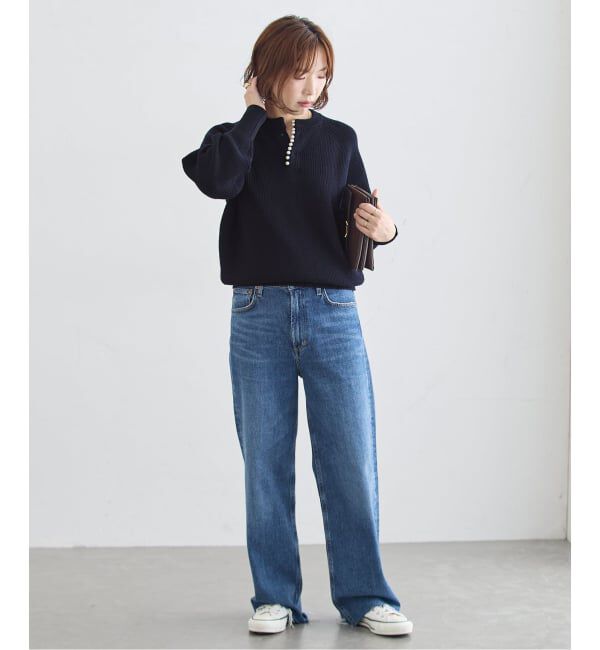 journal standard L'essage「《WEB限定カラー/追加予約3》パールスキッパープルオーバー」|ニット・セーター|