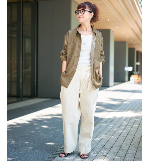Spick and Span「《追加》ライトオンスデニムシャツ」|シャツ・ブラウス|