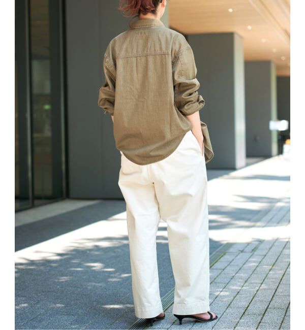 Spick and Span「《追加》ライトオンスデニムシャツ」|シャツ・ブラウス|