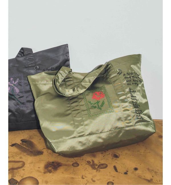 Spick and Span「《40周年》Audrey demarre*Spick & Span TOTE BAG」|トートバッグ|カーキ