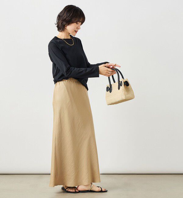 NOLLEY'S「ウォッシャブル綿ナイロンシアーロンＴ」|Tシャツ・カットソー|