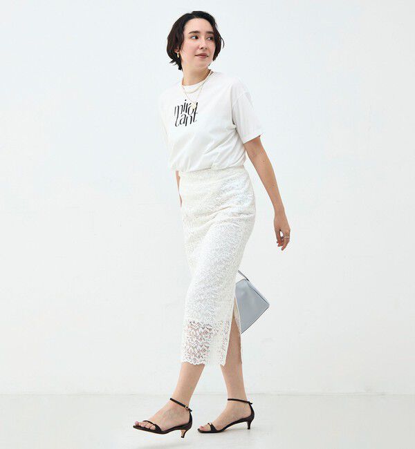 NOLLEY'S sophi「ウォッシャブルオーバーサイズロゴTシャツ」|Tシャツ・カットソー|