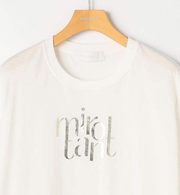 NOLLEY'S sophi「ウォッシャブルオーバーサイズロゴTシャツ」|Tシャツ・カットソー|