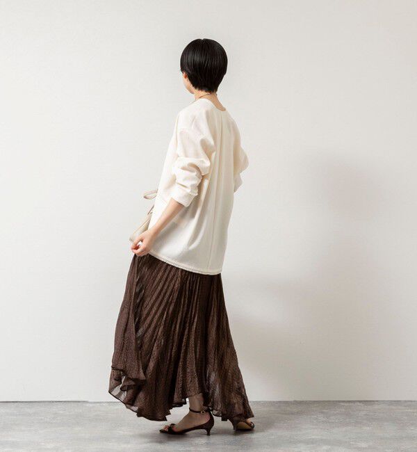 NOLLEY'S「【WEB限定】ウォッシャブルシアーチェックプリーツスカート」|スカート|