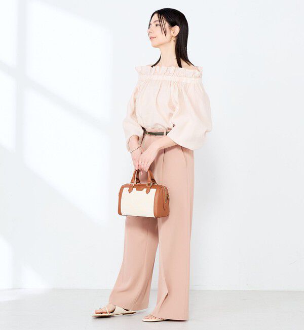 NOLLEY'S sophi「ウォッシャブル強撚ツイルワイドパンツ」|その他|