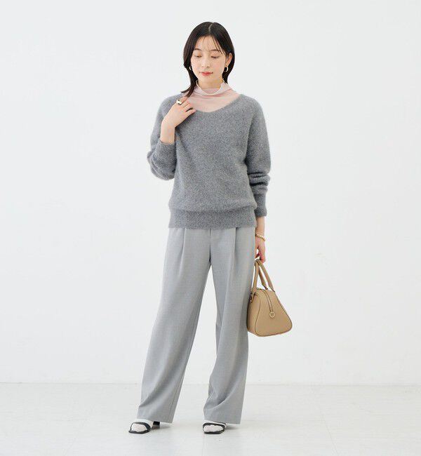 NOLLEY'S sophi「ウォッシャブルシアーオーガンジータートルネック」|Tシャツ・カットソー|