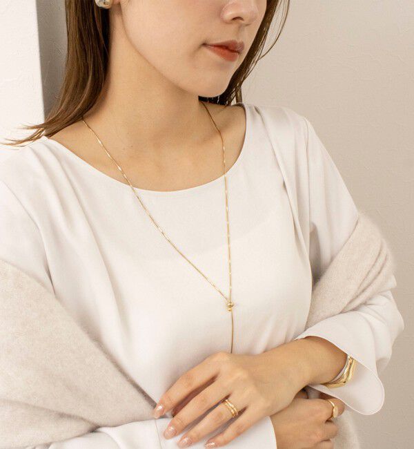 NOLLEY'S「《セットアップ対応》ウォッシャブルサテンドレープブラウス」|シャツ・ブラウス|