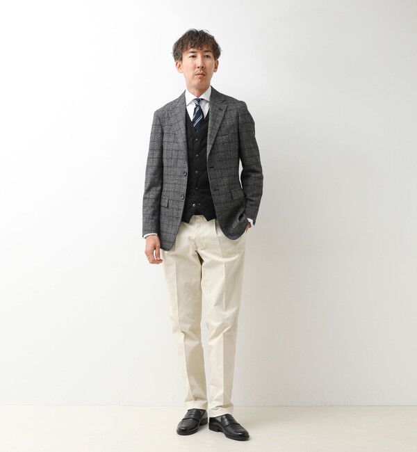 NOLLEY'S goodman「【TAION/タイオン】SINGLE SNAP BUTTON DOWN GILET BRUSHED TWILL 26AW」|ダウンベスト・ベスト|