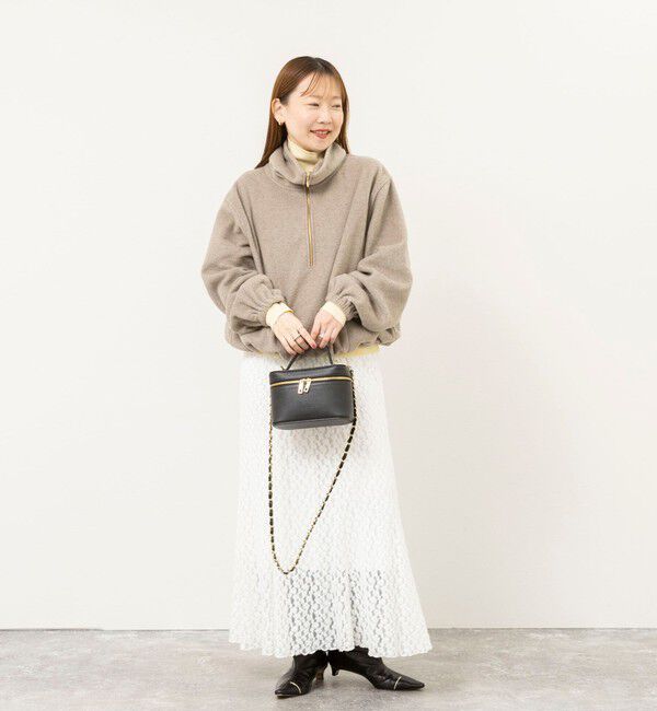 NOLLEY'S sophi「【サマになる】ウォッシャブルOTONAフリースハーフZIP プルオーバー」|Tシャツ・カットソー|