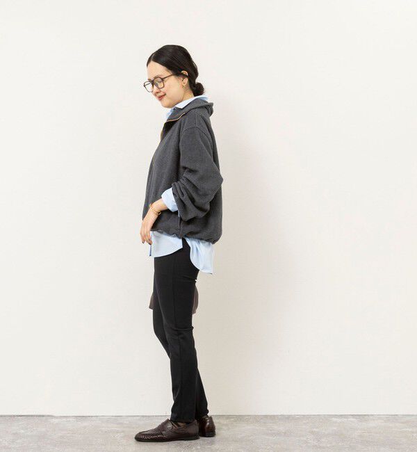 NOLLEY'S sophi「【サマになる】ウォッシャブルOTONAフリースハーフZIP プルオーバー」|Tシャツ・カットソー|