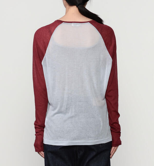 UNFIL「UNFIL | コットンカシミア フットボールTシャツ WOMEN」|Tシャツ・カットソー|